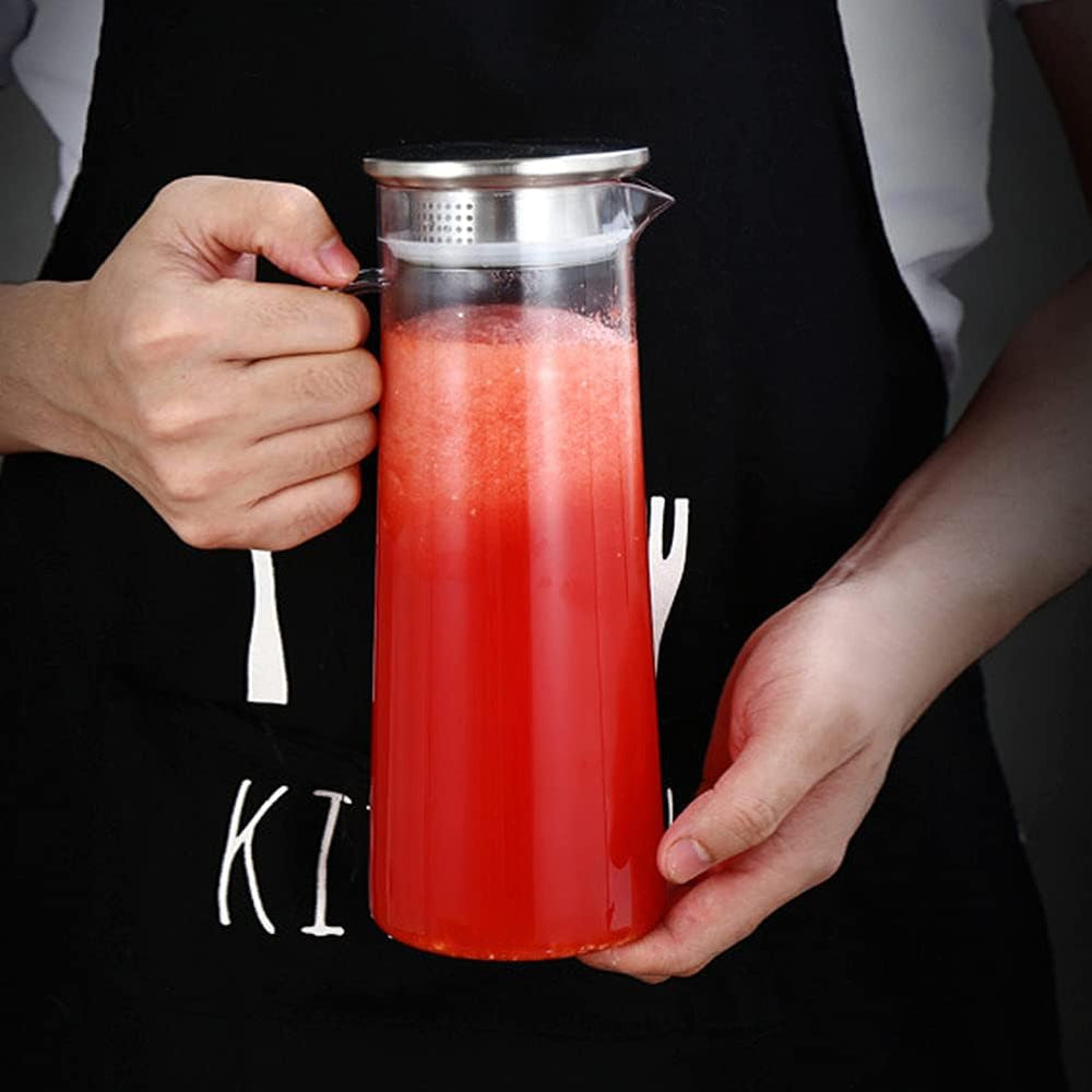1 Liter Acrylic Water Jug with Handle and Lid – Durable & Stylish
