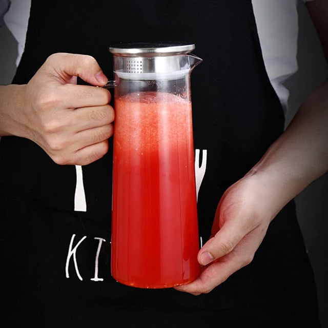 1 Liter Acrylic Water Jug with Handle and Lid – Durable & Stylish