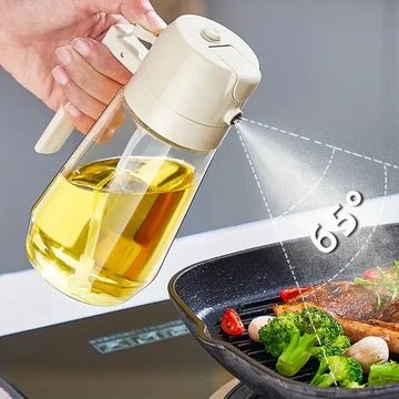 2 in 1 Oil Sprayer and Dispenser Bottle - 500ml