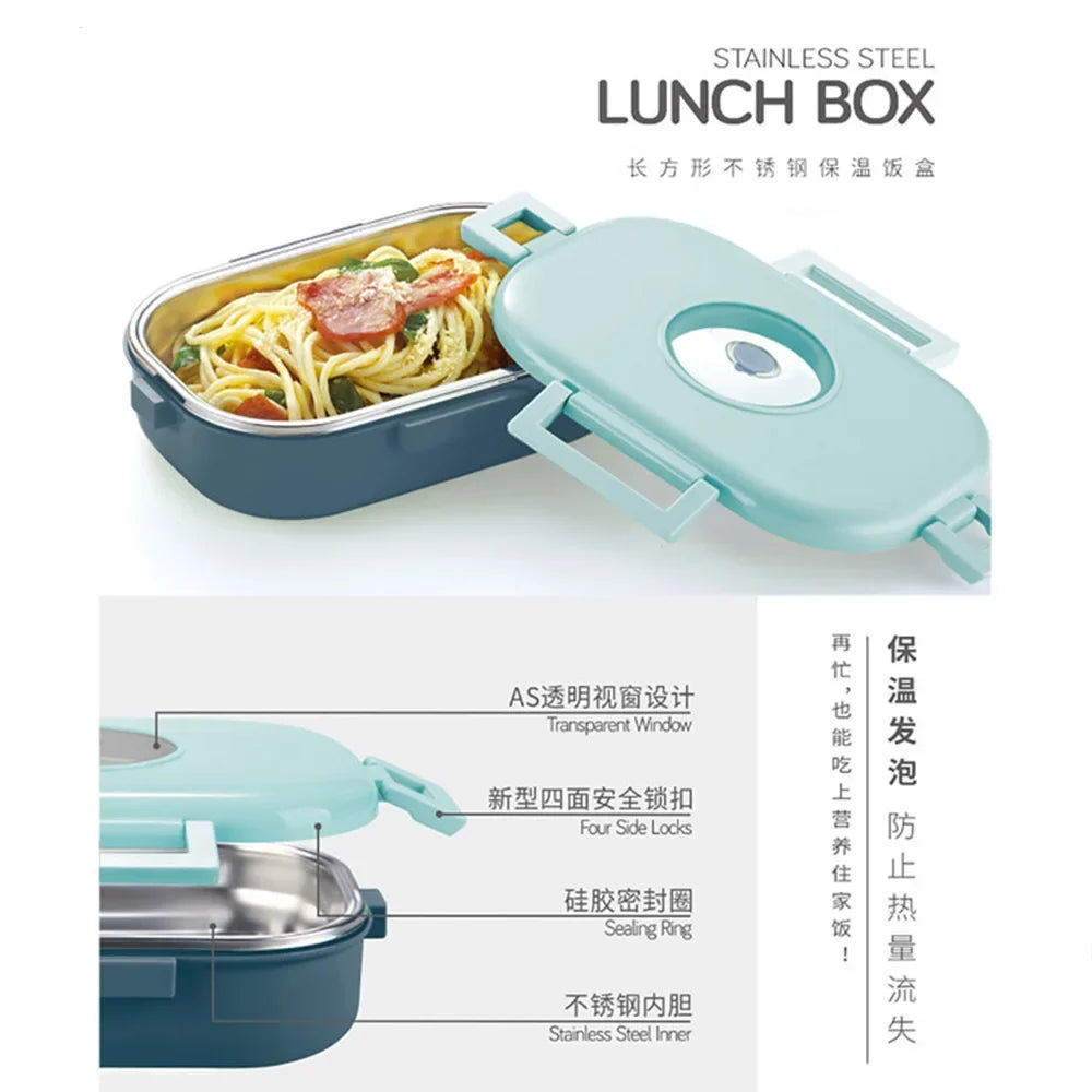 Single Compartment Insulated Lunch Box 710ml – Stainless Steel