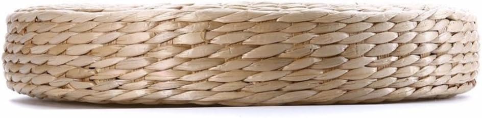 Handmade Woven Straw Pouf Floor Cushion