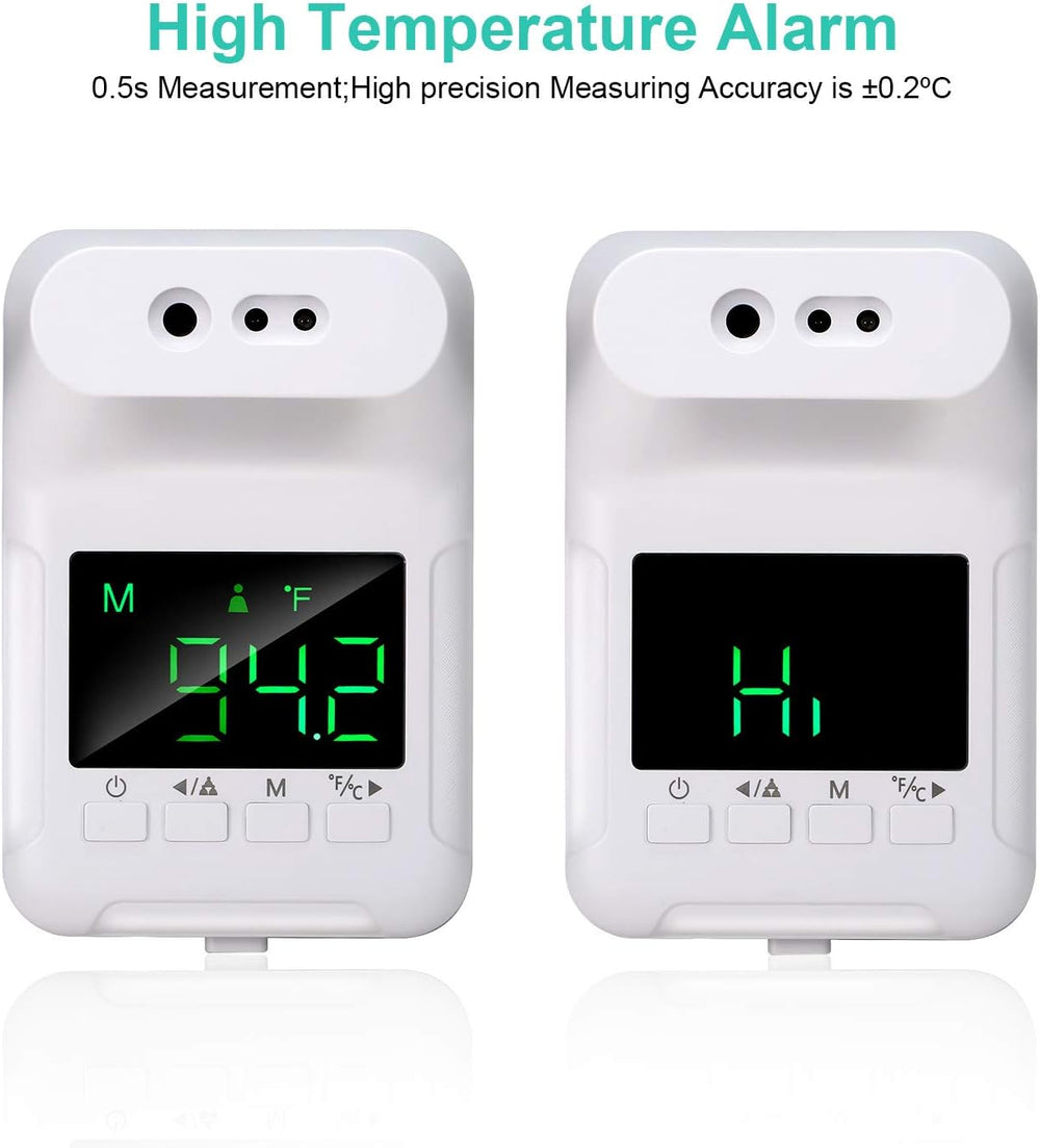 Wall-Mounted Non-Contact Infrared Thermometer Counter °C/°F