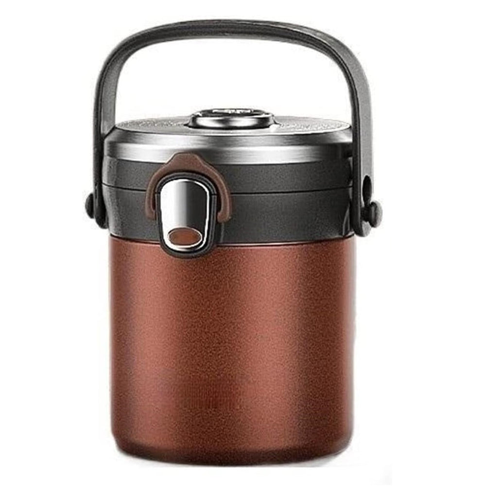 1.8L Multilayer Insulated Vacuum Food Container – 3-Layer Stackable Lunch Box