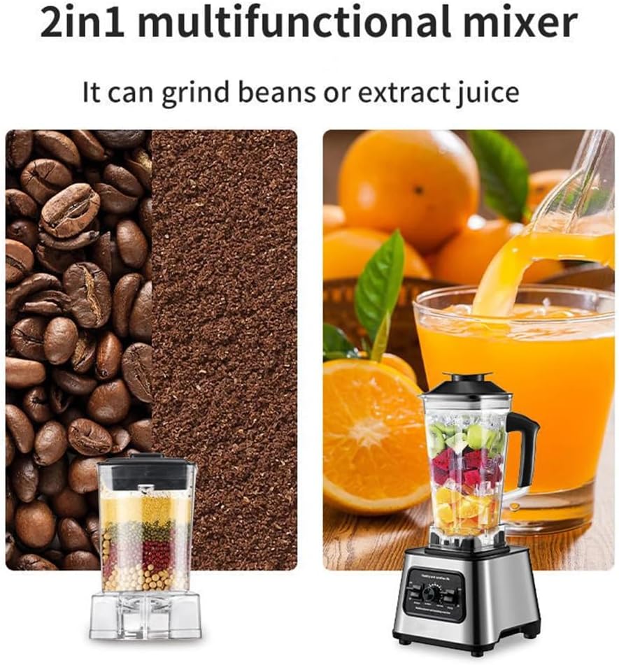 2.5L Electric Blender – 2IN1 Smoothie Maker Juicer & Mini Grinder