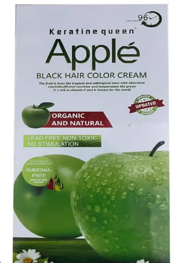 Apple Ammonia-Free Hair Color Cream - Black & Brown