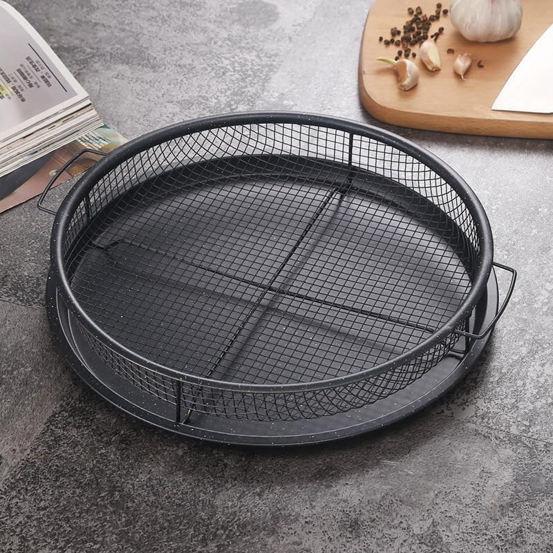 Premium Non-Stick Air Fryer Baking Tray with Mesh Basket