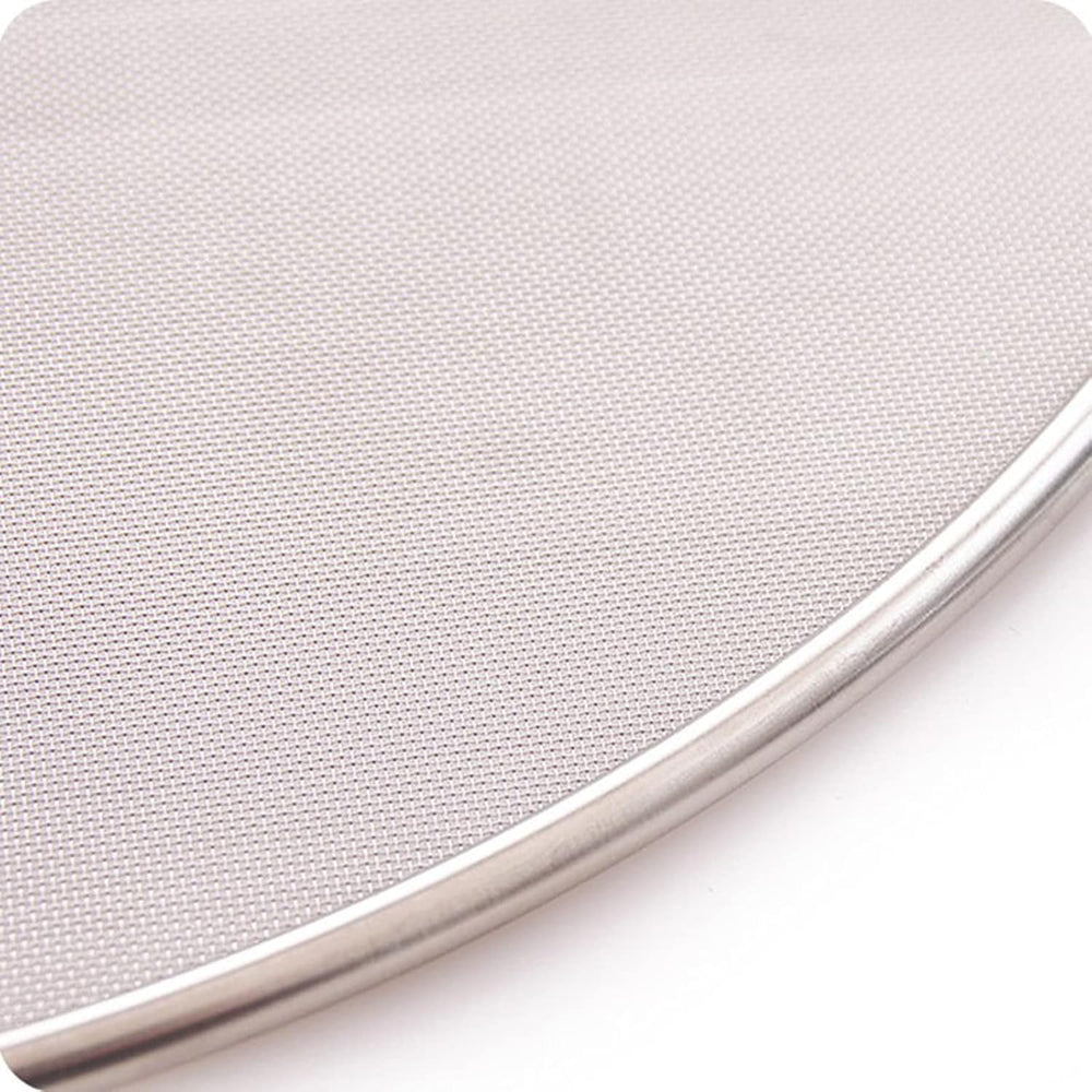 Fine Mesh Splatter Screen with Fold-Flat Knob – 29cm Stainless Steel Oil Splash Guard