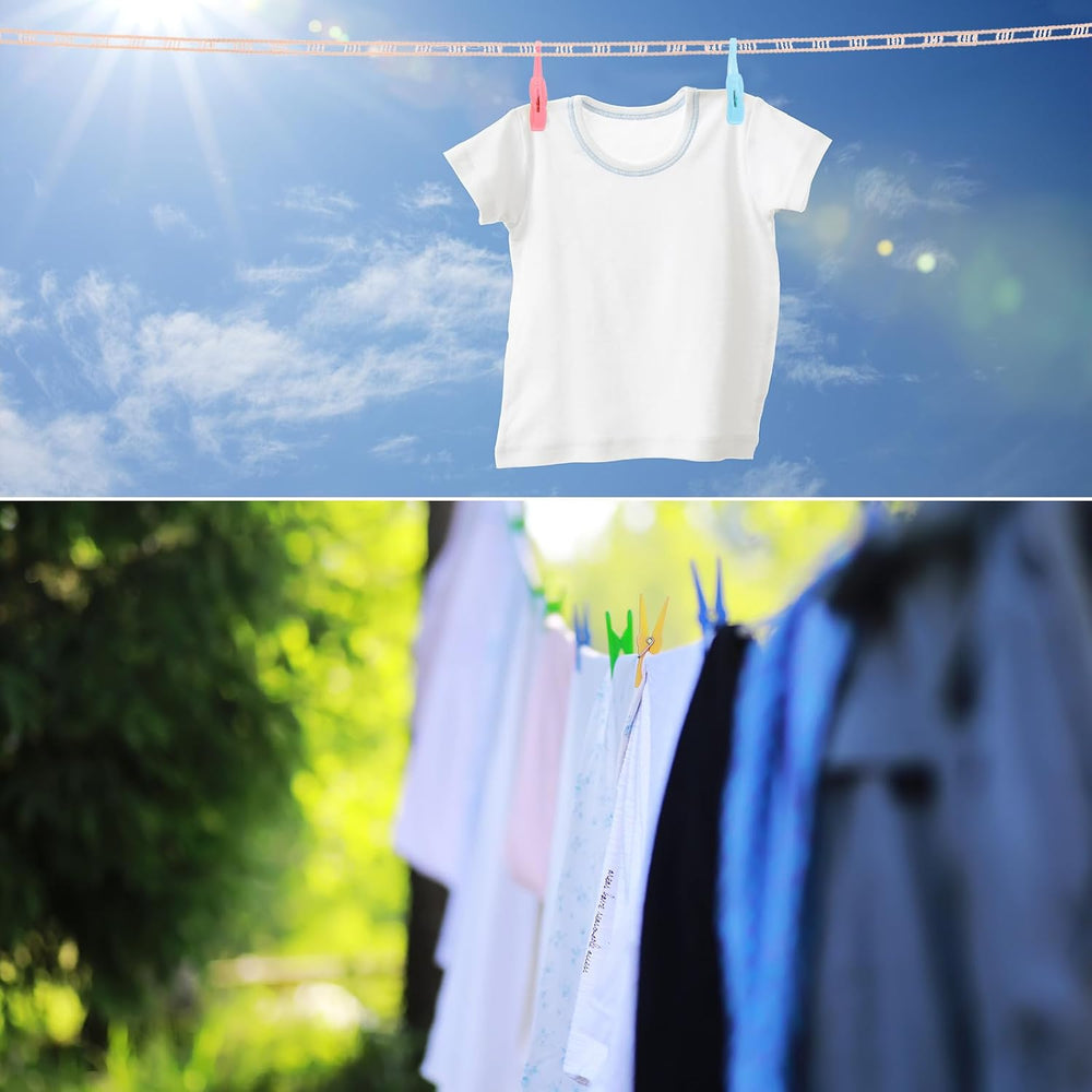 Windproof Clothesline Rope – Widened Anti-Skid Clothes Drying Line