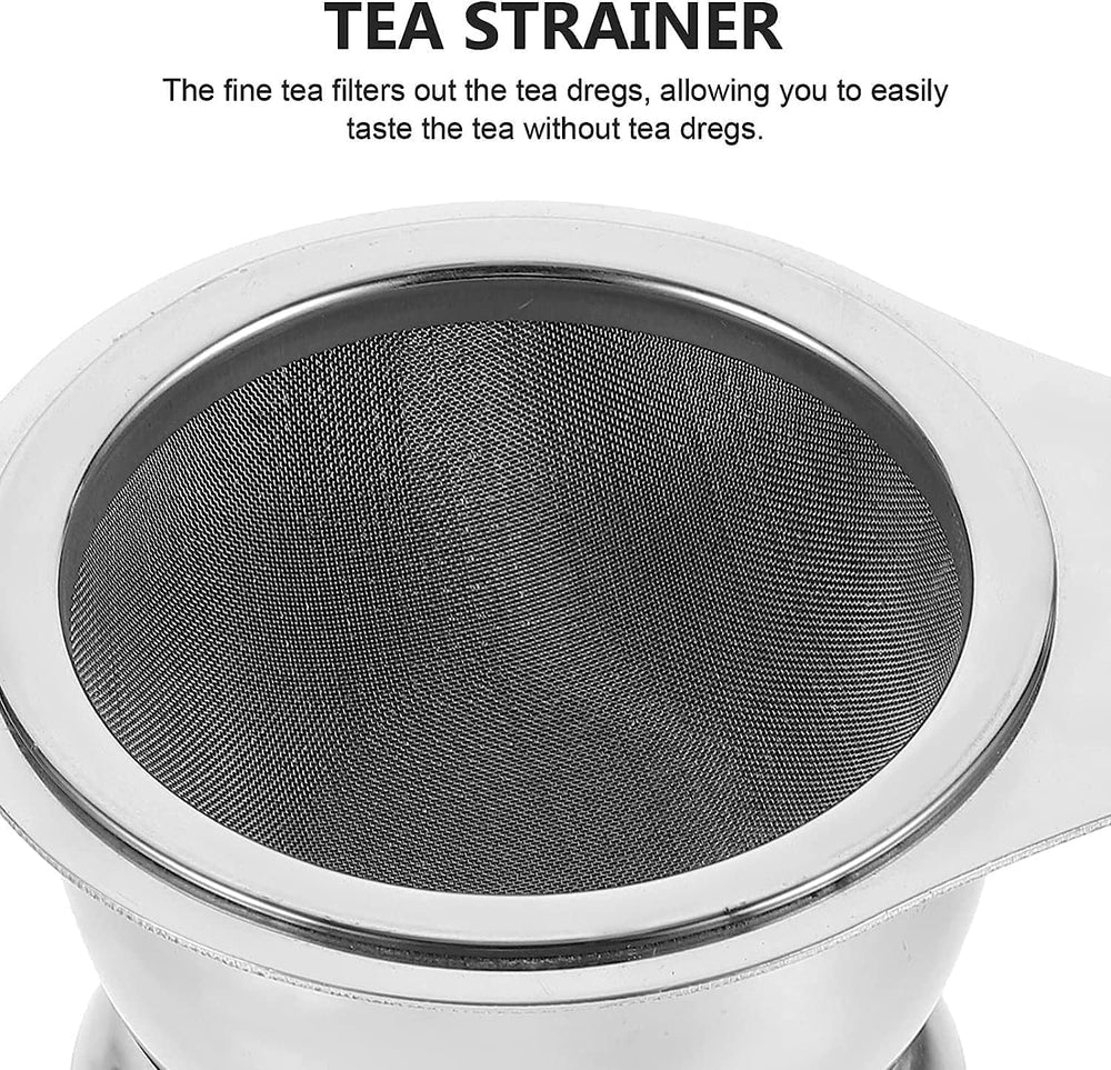 Stainless Steel Tea Strainer Fine Mesh Funnel – 2 & 3 Inch