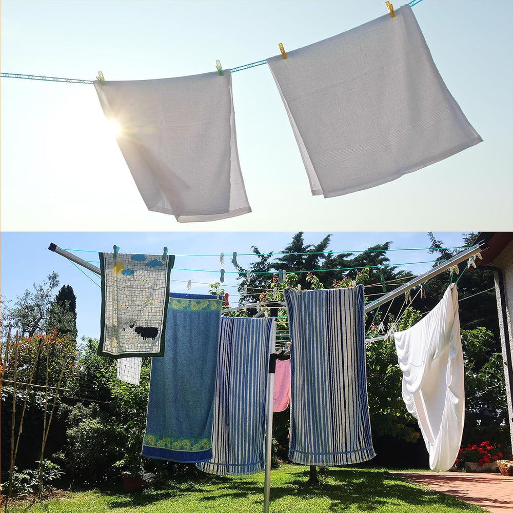 Windproof Clothesline Rope – Widened Anti-Skid Clothes Drying Line