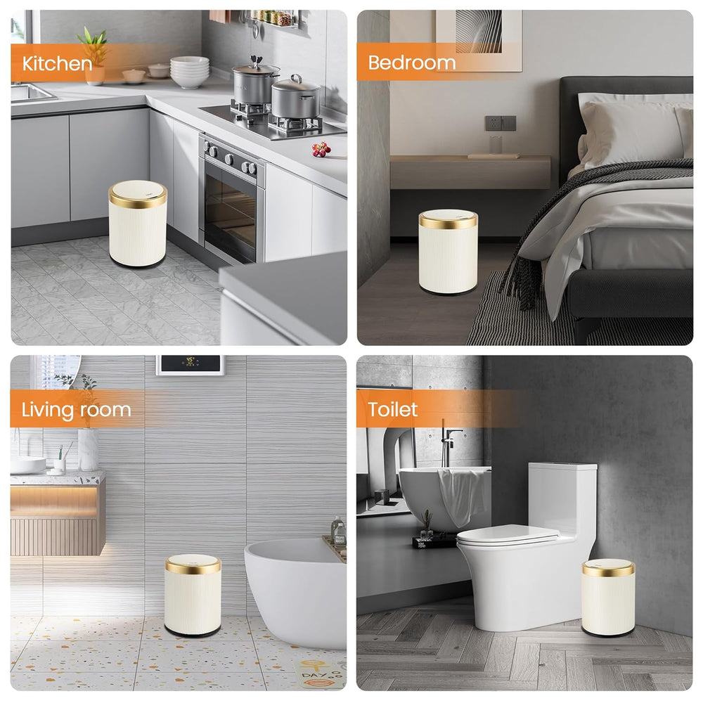 Motion Sensor Trash Can with Lid – 5L & 8L | Waterproof Auto Dustbin