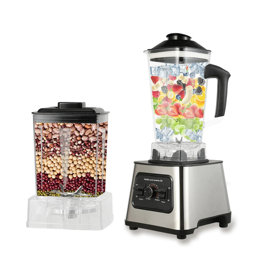 2.5L Electric Blender – 2IN1 Smoothie Maker Juicer & Mini Grinder