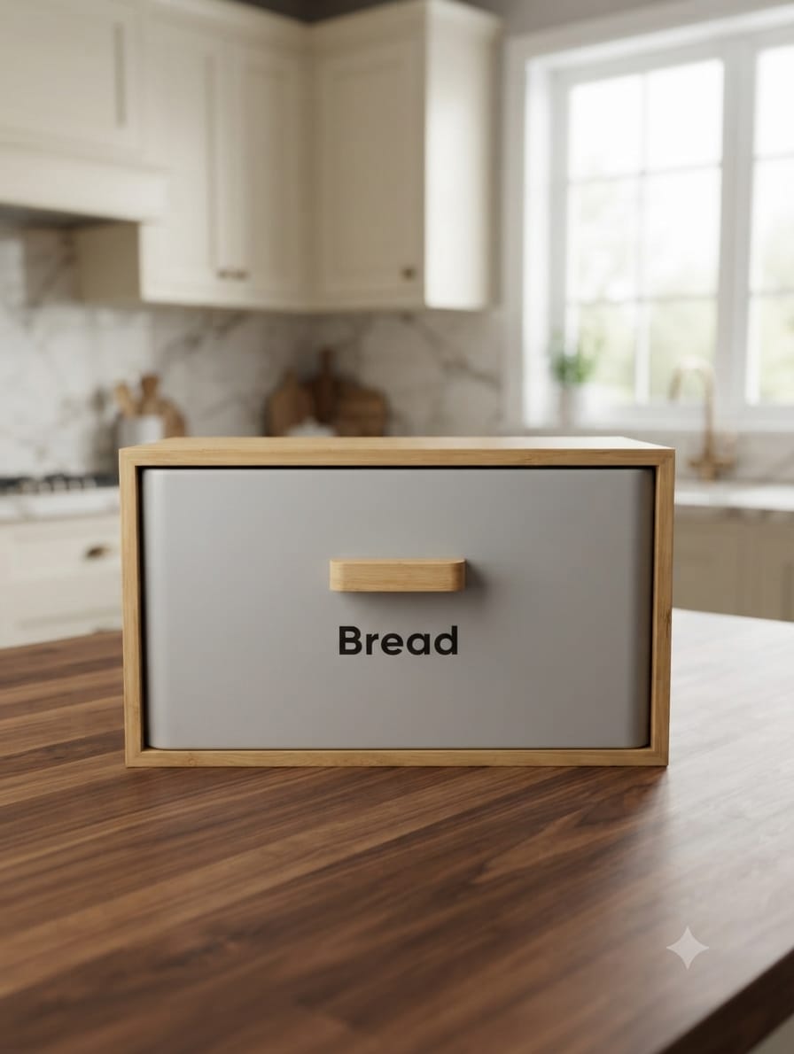 Bread Box Vintage Style Kitchen Canister Set (Sugar, Tea, Coffee) – Modern Kitchen Storage