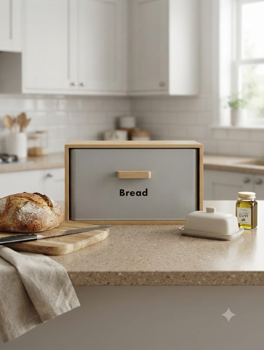 Bread Box Vintage Style Kitchen Canister Set (Sugar, Tea, Coffee) – Modern Kitchen Storage