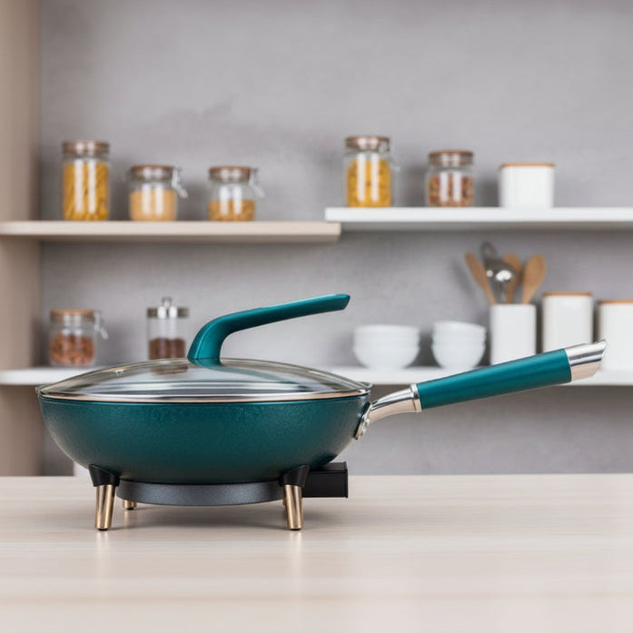 Multi Functional Electric Wok Appliance - Advanced Heating Technology