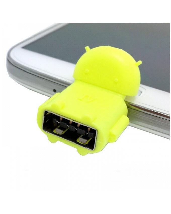 Micro USB OTG Adapter - Green
