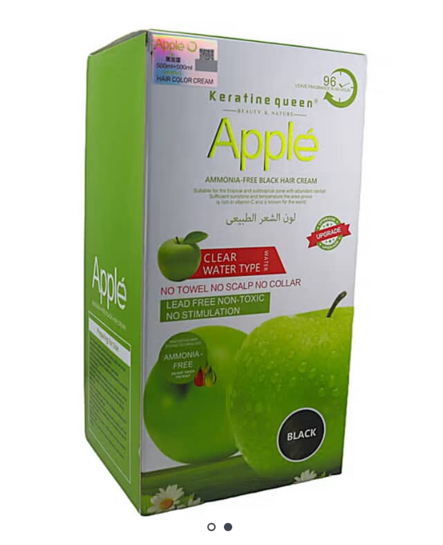 Apple Ammonia-Free Hair Color Cream - Black & Brown