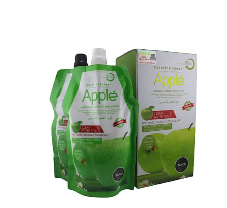Apple Ammonia-Free Hair Color Cream - Black & Brown