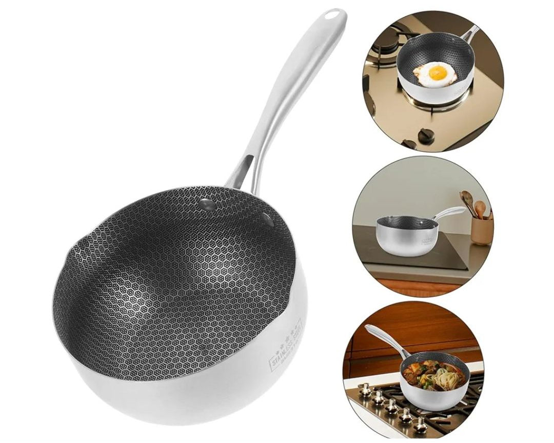 Single Sided Laser Coated Honeycomb Sauce Pan