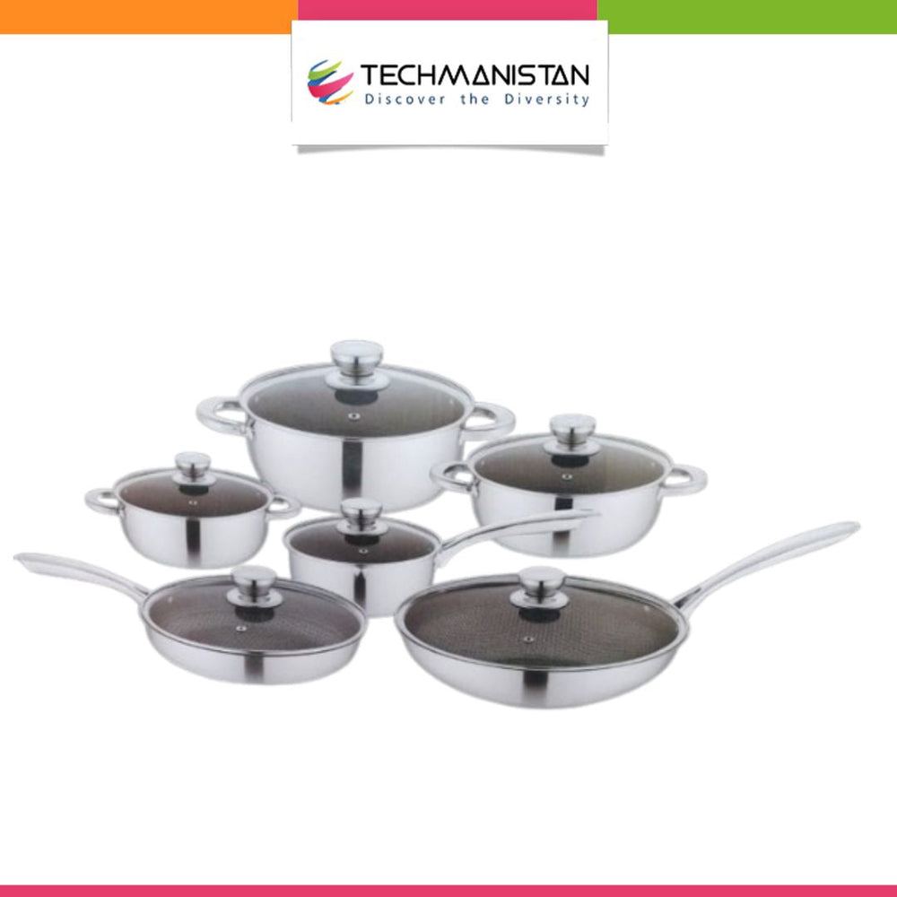 Single Sided Laser Coated Honeycomb Cookware Set