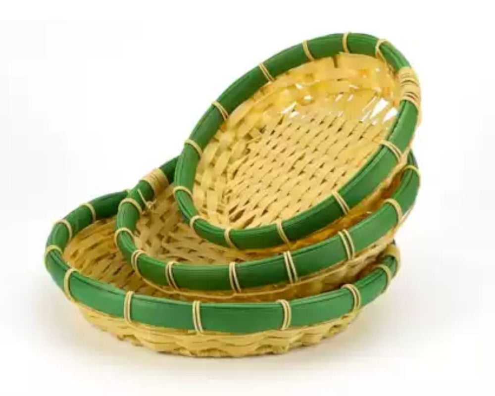 Round Bread Basket, Round Eco-Friendly Fruit & Bread Tray