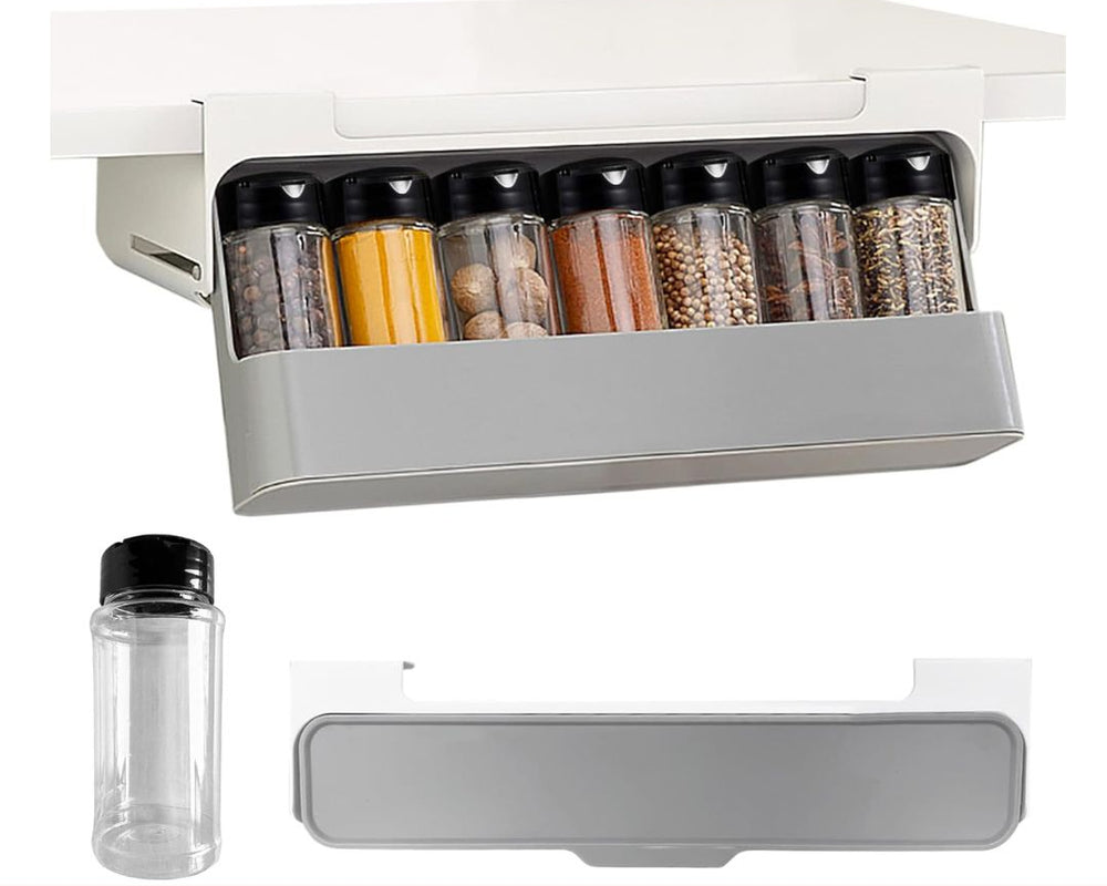 Kitchen Cupboard Store Under Shelf Spice Rack