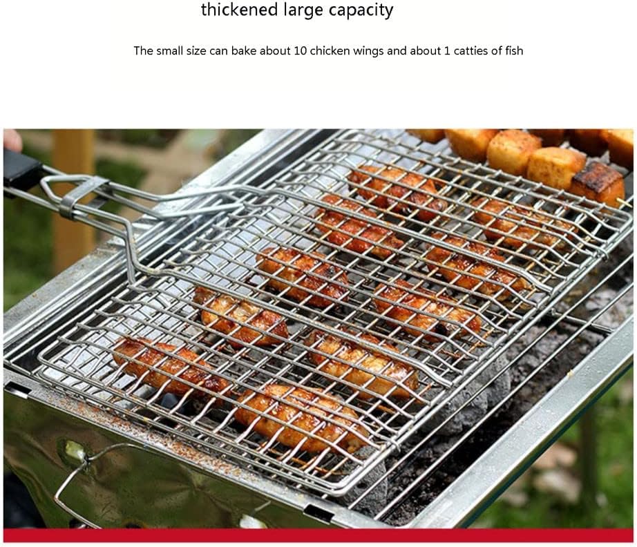 BBQ Grill Accessories Combo Set – 8PCS | 3 Skewers, Fish Basket, Kabab Grill, Grill Mat, Oil Dispenser & Brush