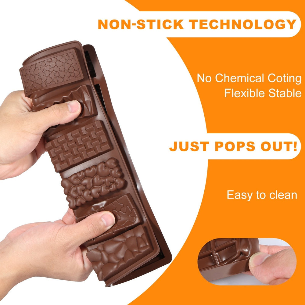 12 Cavity Break Apart Chocolate Mold – 12 Different Designs