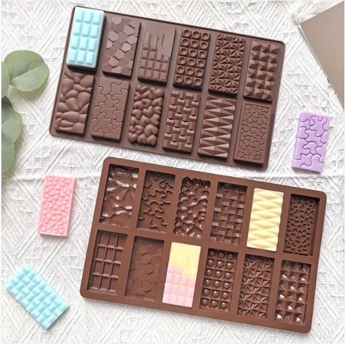 12 Cavity Break Apart Chocolate Mold – 12 Different Designs