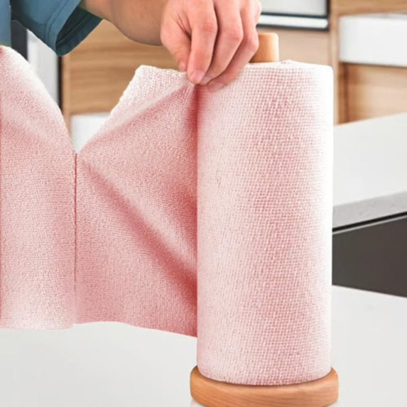 Reusable Microfiber Cloth Roll – 1 Roll Includes 20 Pcs | Multi-Color