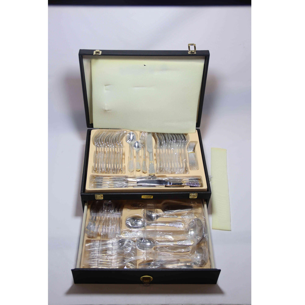 86-Piece Diplomat Cutlery Set with Premium Storage Case