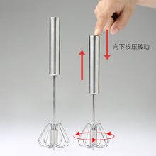 Hand Push Rotary Manual Whisk Egg Whisker, Hand Push Mixer Egg Beater Kitchen Tool For Blending, Whisking, Beating & Stirring
