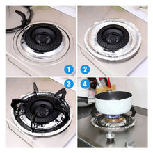 Pack of 10 - Disposable Aluminum Foil Round Gas Stove Burner Covers