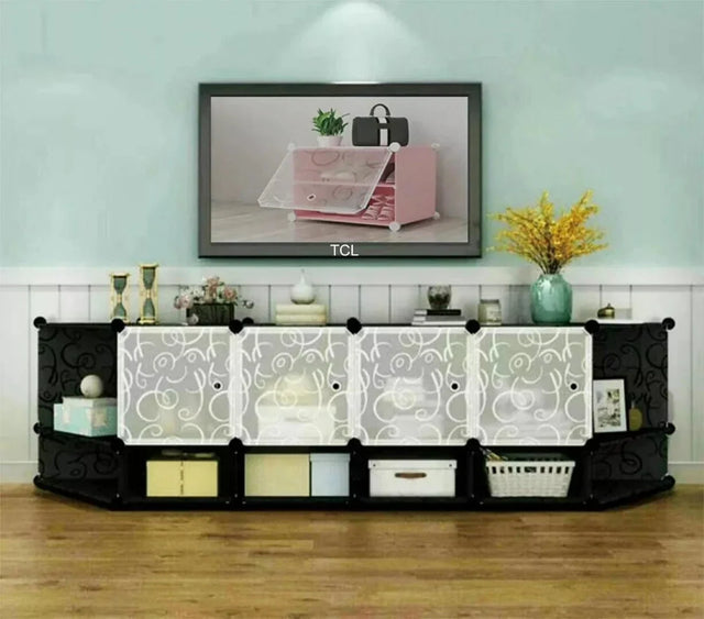 TV Mini Floor DIY Cabinet for Living Room