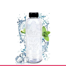 1 Liter Clear Glass Water Bottle with Random Logo