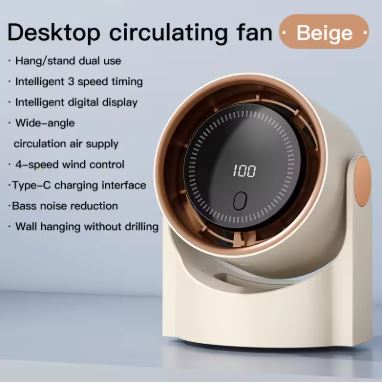 100 Level Portable Bladeless USB Rechargeable Fan