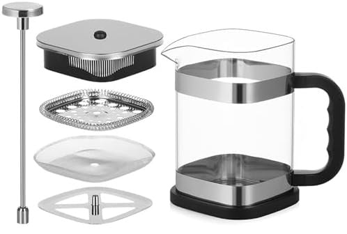 1000 ml Glass French Press Coffee Maker with Filter