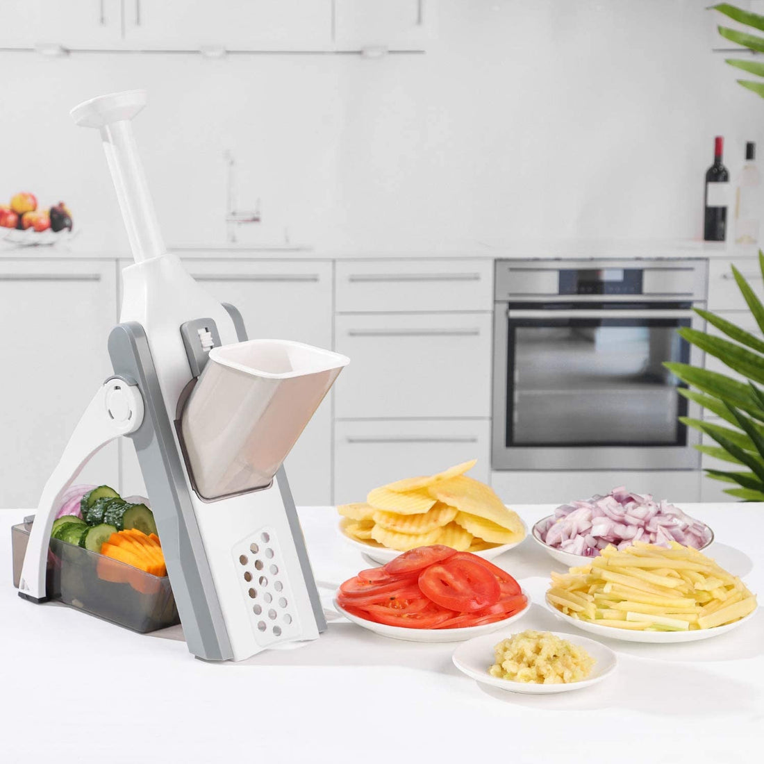 5in1 - Adjustable Mandoliner Safe Slicer