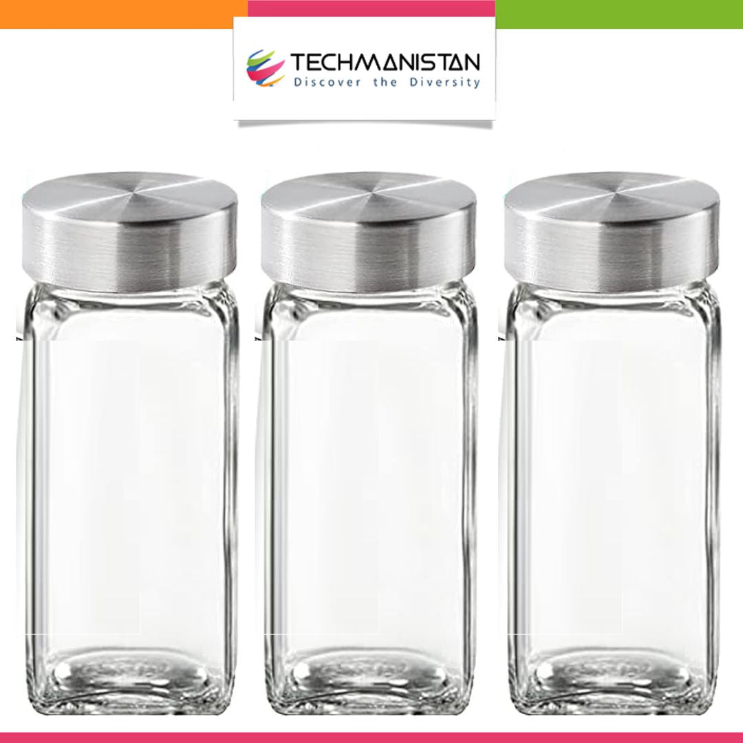 120ml Salt & Pepper Glass Spices Jars