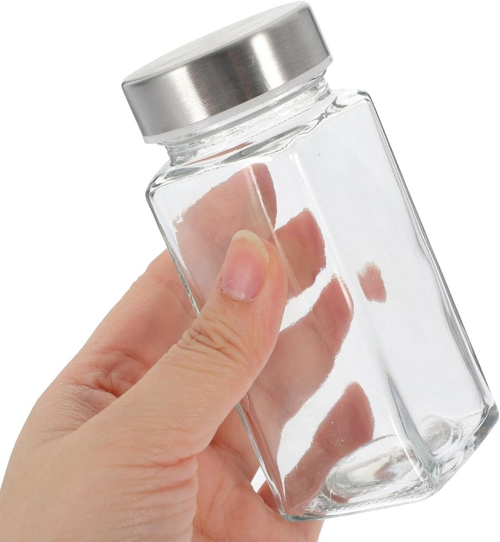120ml Salt & Pepper Glass Spices Jars