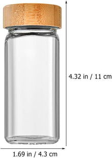 120ml Salt & Pepper Spice Dispensers with Wooden Lids