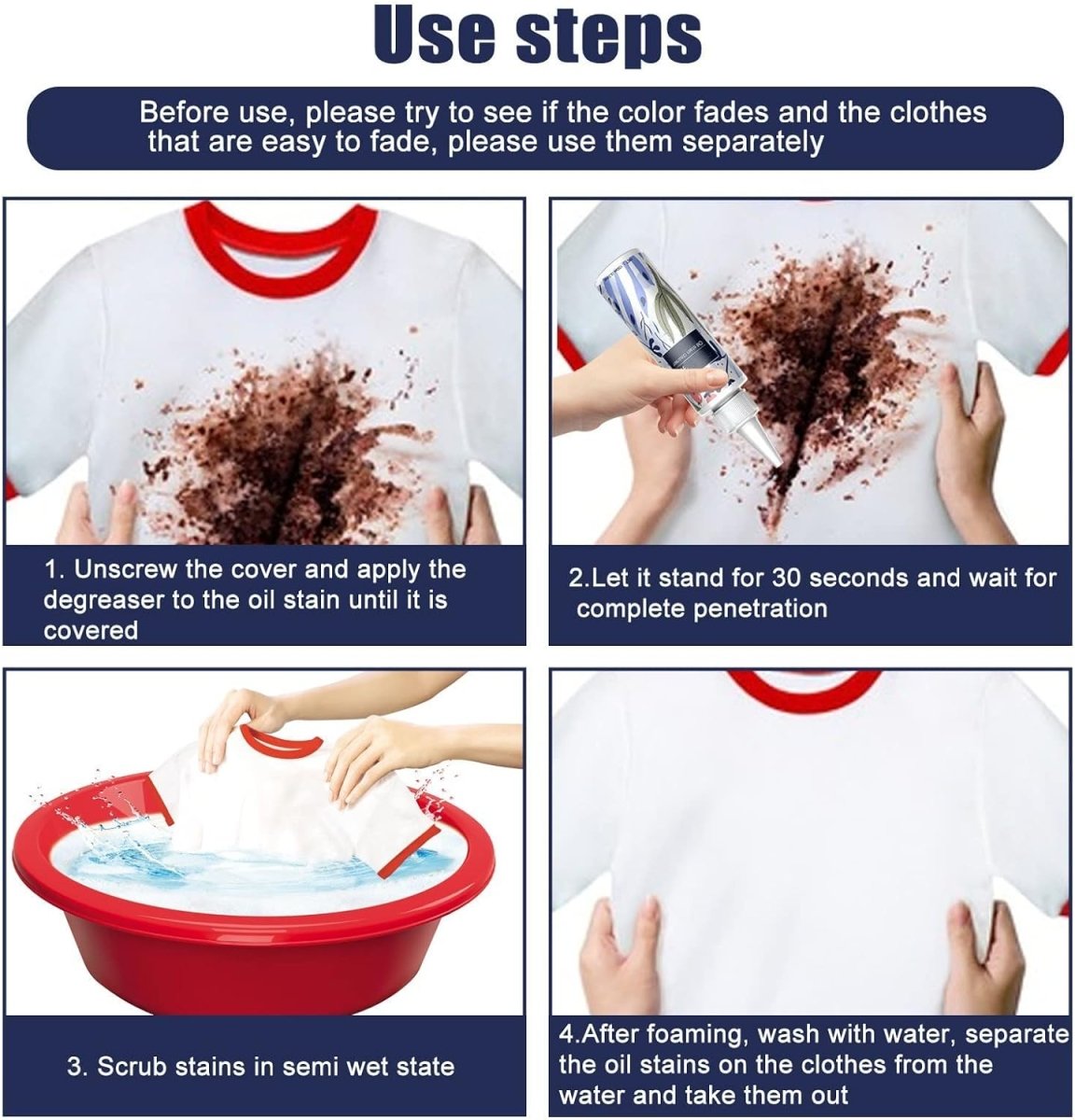 150ml Oil Stain Cleaner Liquid