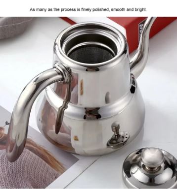 1.5L/2L Capacity Stove Top Stainless Steel Kettle