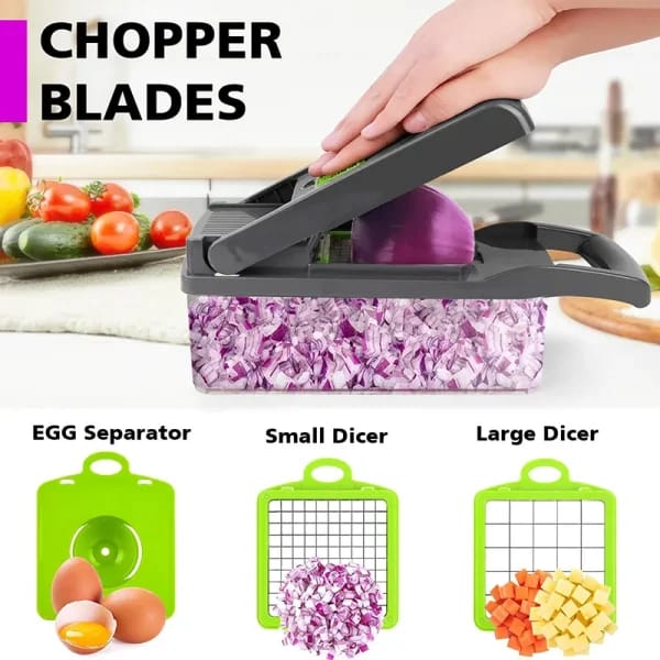 16 in 1 Handheld Press Cutter Nicer Dicer