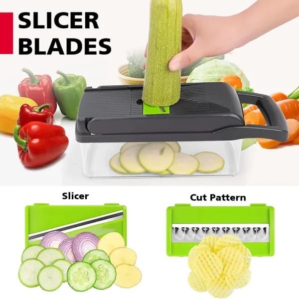 16 in 1 Handheld Press Cutter Nicer Dicer