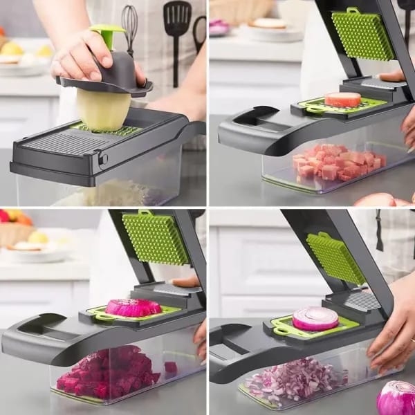 16 in 1 Handheld Press Cutter Nicer Dicer