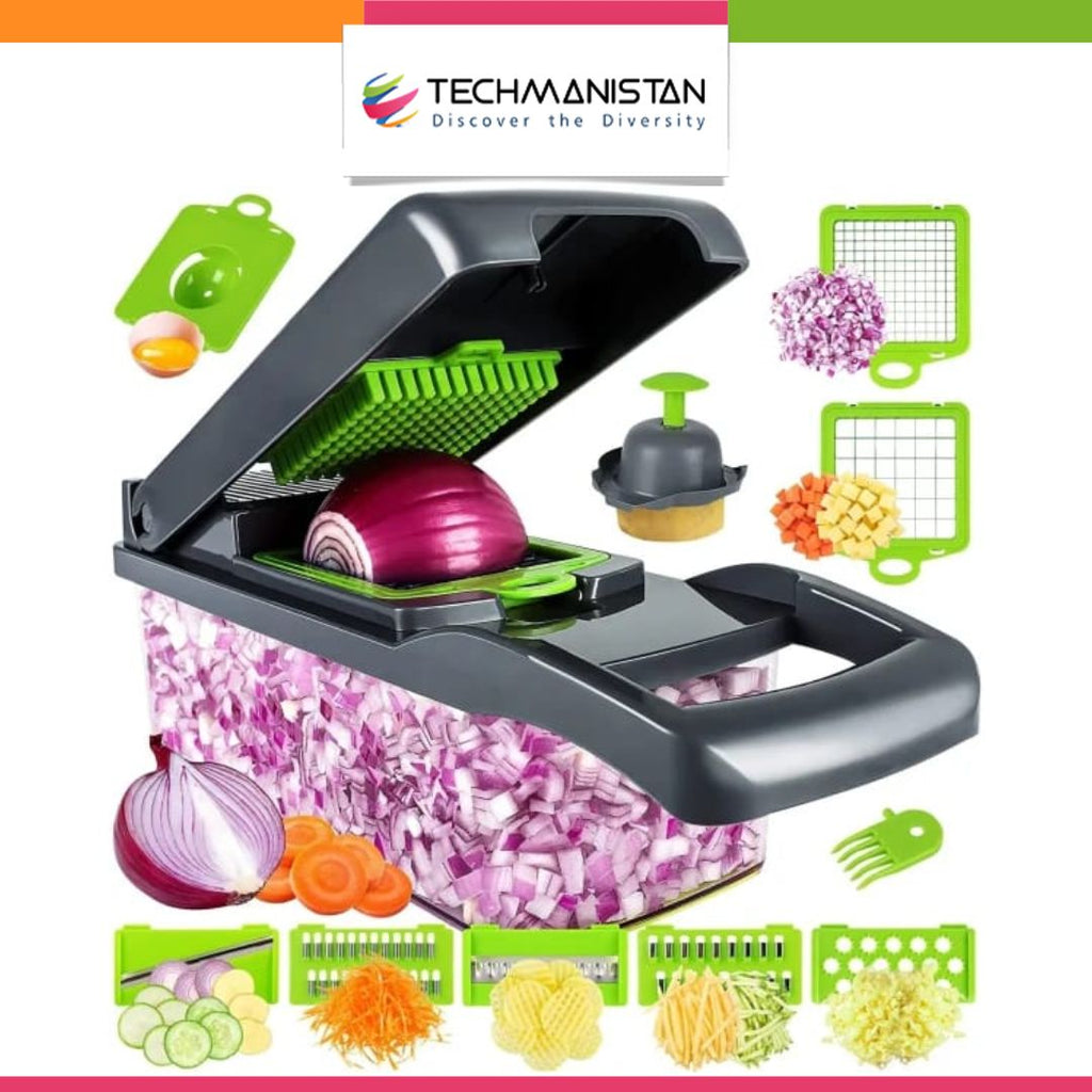 16 in 1 Handheld Press Cutter Nicer Dicer