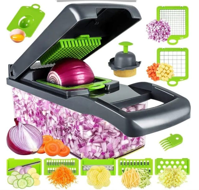 16 in 1 Handheld Press Cutter Nicer Dicer