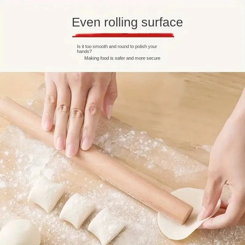 16-Inch Long Wooden Rolling Pin Dough Roller