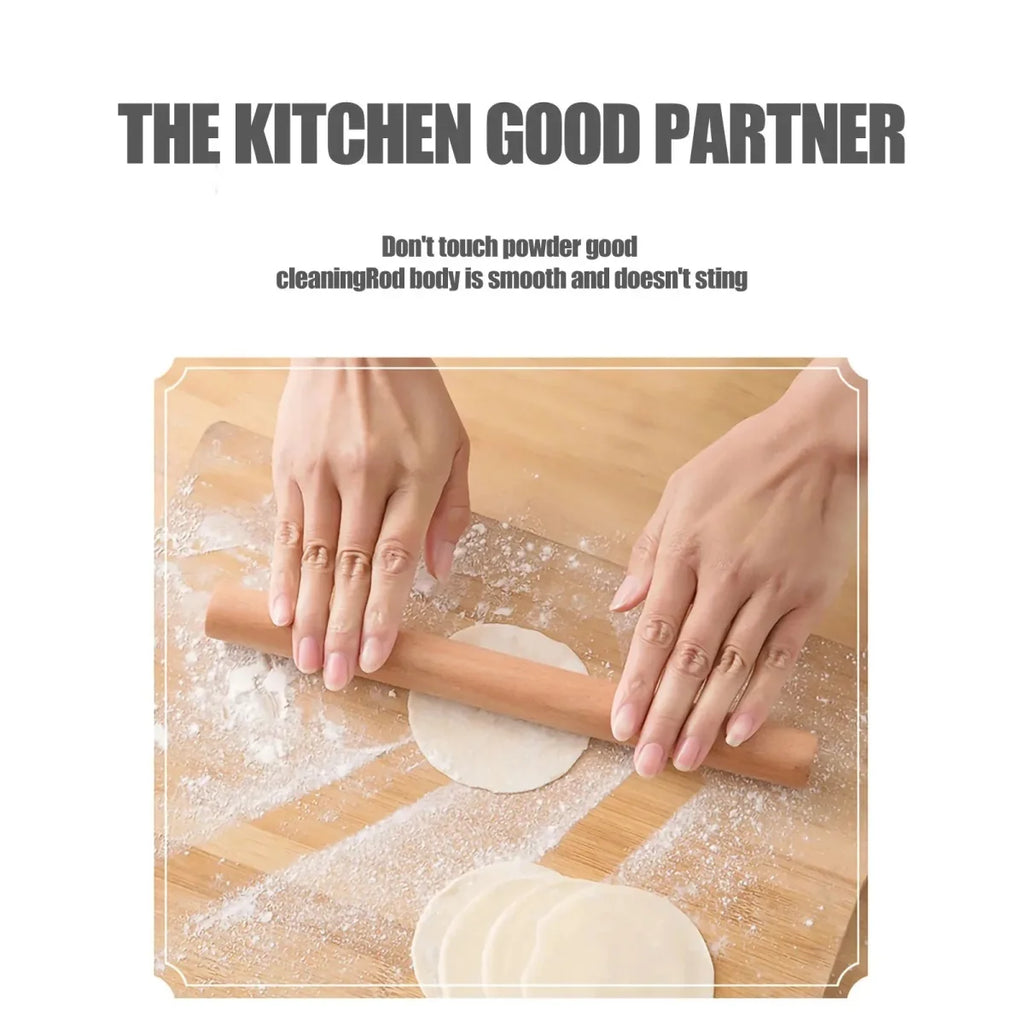 16-Inch Long Wooden Rolling Pin Dough Roller